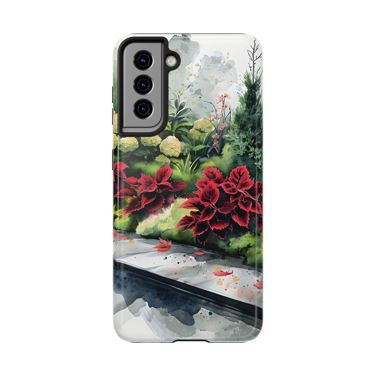 Vibrant Floral Tough Phone Cases, Botanical Art Case, Nature Lover Gift, Phone Protection, Eco-Friendly Phone Accessories