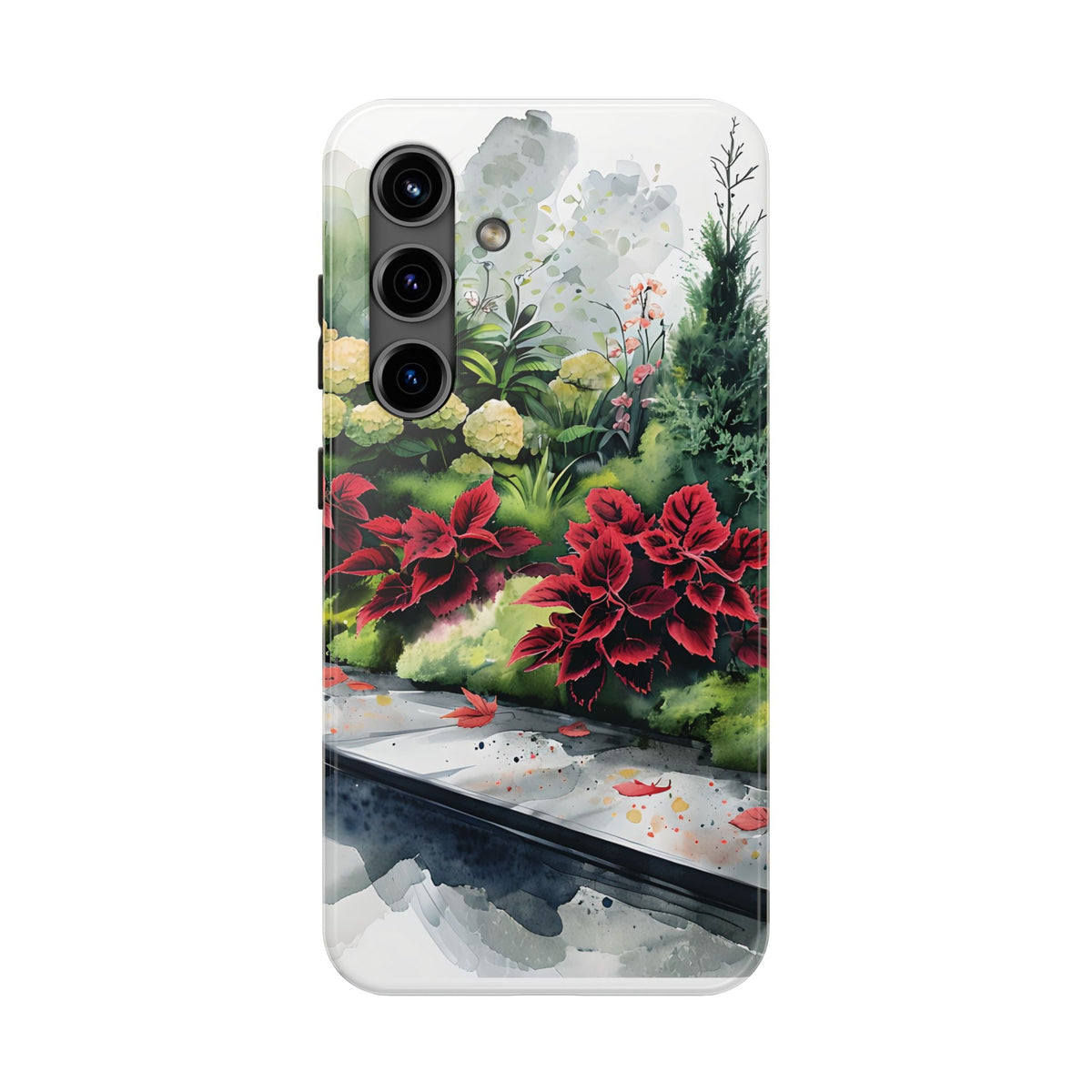 Vibrant Floral Tough Phone Cases, Botanical Art Case, Nature Lover Gift, Phone Protection, Eco-Friendly Phone Accessories