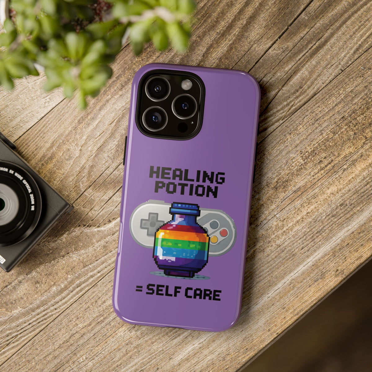 Tough Cases - Healing Potion IRL Retro Gaming Queer Pride Video Game Phone Case