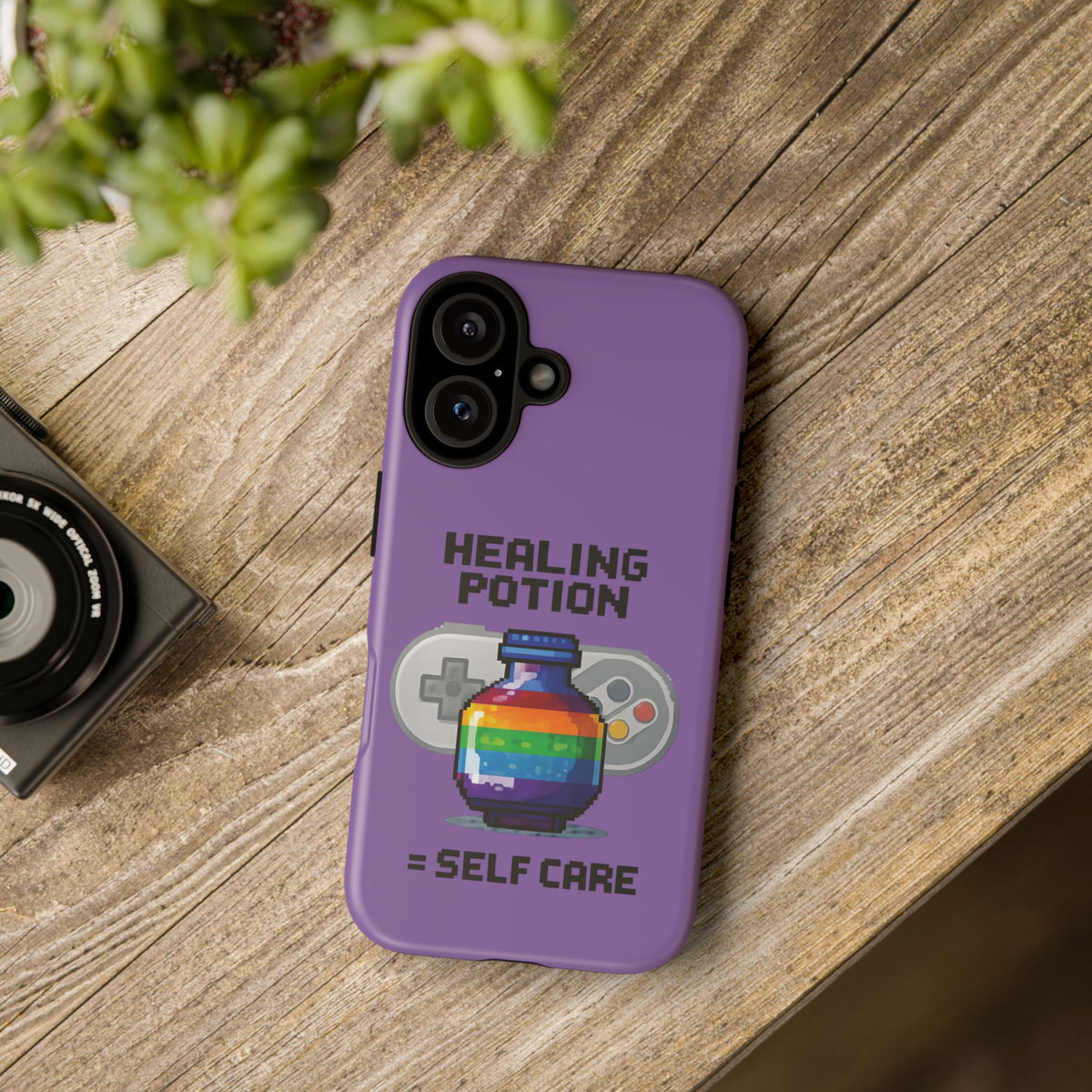 Tough Cases - Healing Potion IRL Retro Gaming Queer Pride Video Game Phone Case