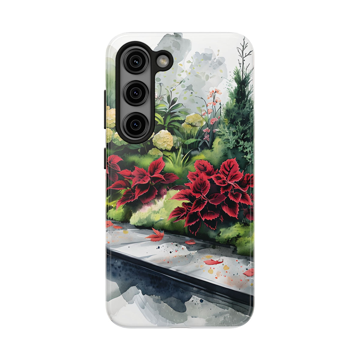 Vibrant Floral Tough Phone Cases, Botanical Art Case, Nature Lover Gift, Phone Protection, Eco-Friendly Phone Accessories