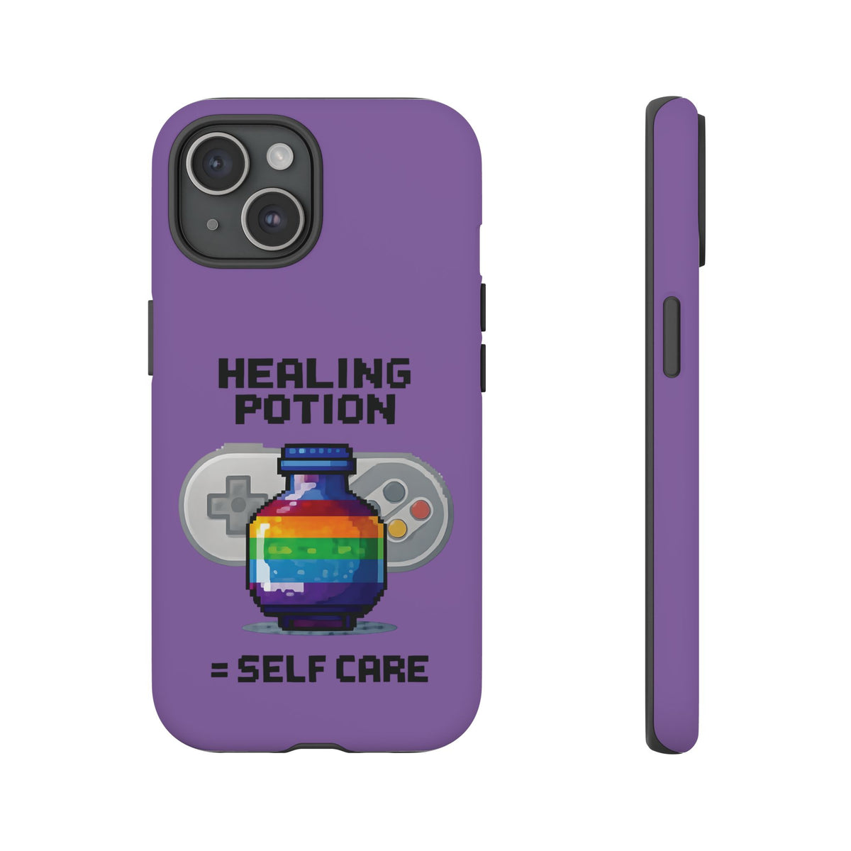 Tough Cases - Healing Potion IRL Retro Gaming Queer Pride Video Game Phone Case