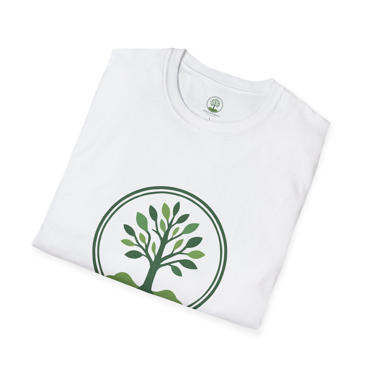 Minimalist Nature T-Shirt | Eco-Friendly Apparel, Gift for Nature Lovers, Sustainable Fashion, Tree Design Tee, Unisex Softstyle Shirt