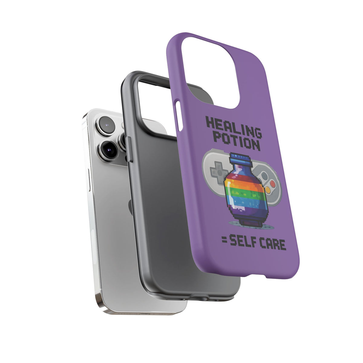 Tough Cases - Healing Potion IRL Retro Gaming Queer Pride Video Game Phone Case