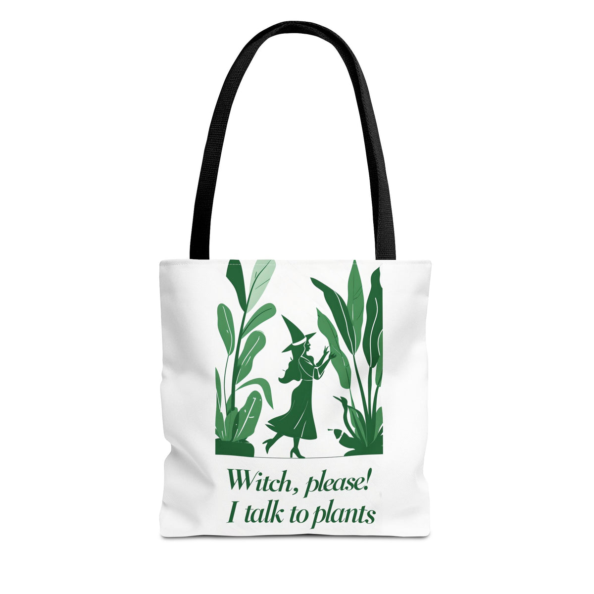 Witchy Plant Lover Tote Bag, Perfect for Gardening Gifts, Eco-Friendly Shopping, Casual Everyday Use, Gift for Nature Enthusiasts