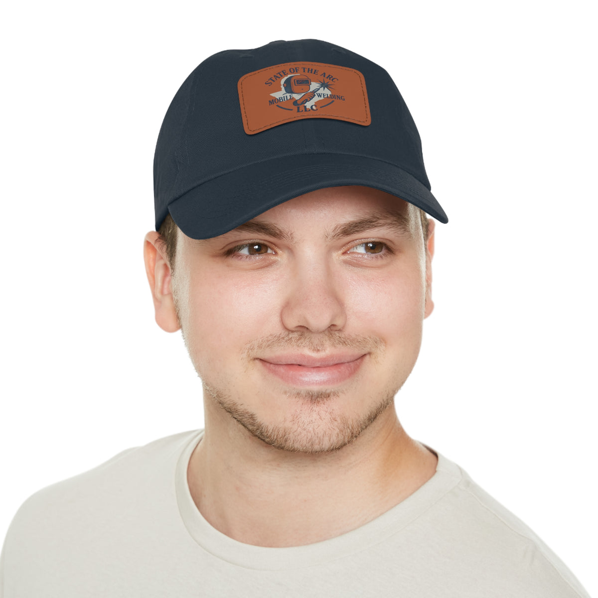 Stylish Dad Hat, Leather Patch Cap, Casual Wear, Gift for Dad, Outdoor Adventures, Personalized Father's Day Hat