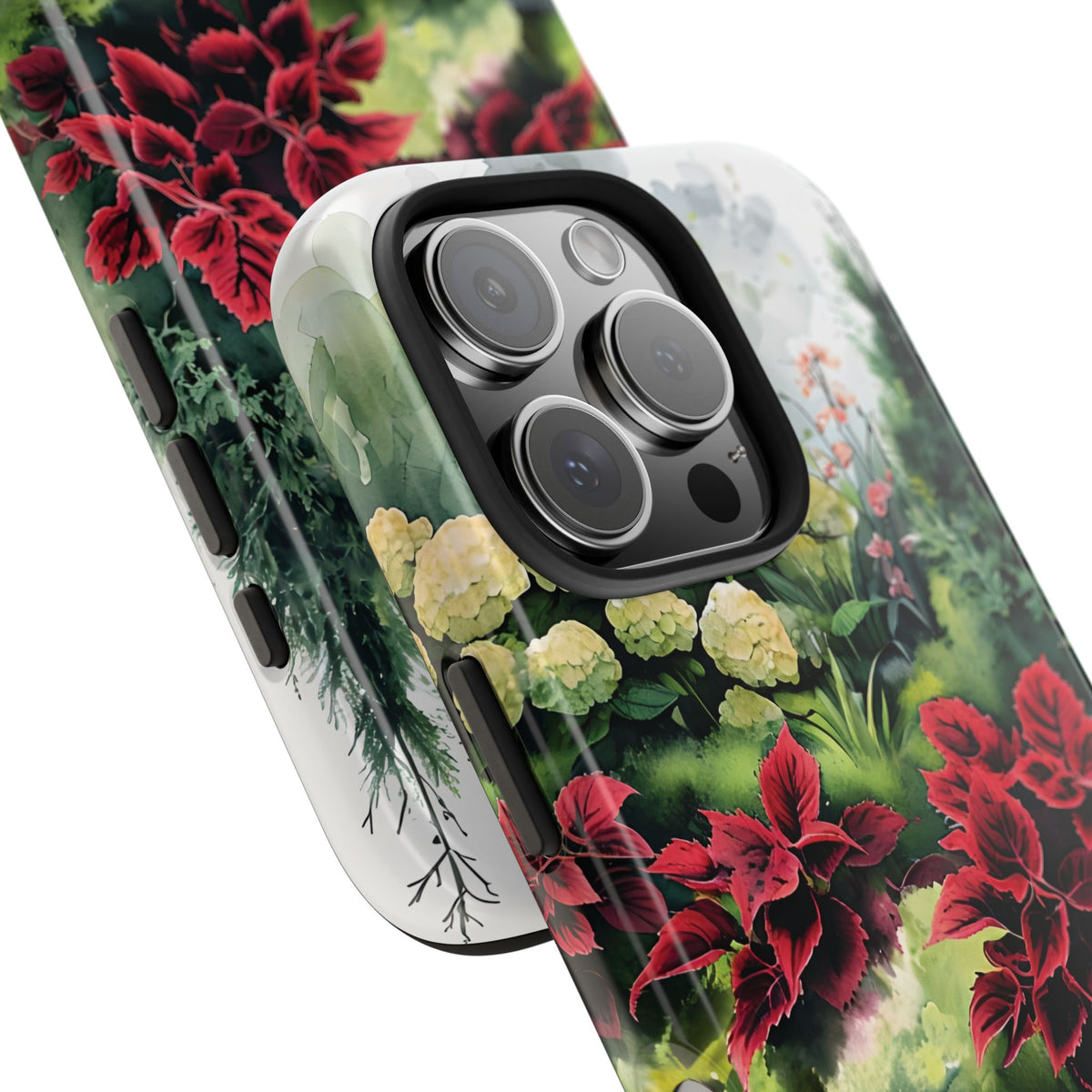 Vibrant Floral Tough Phone Cases, Botanical Art Case, Nature Lover Gift, Phone Protection, Eco-Friendly Phone Accessories