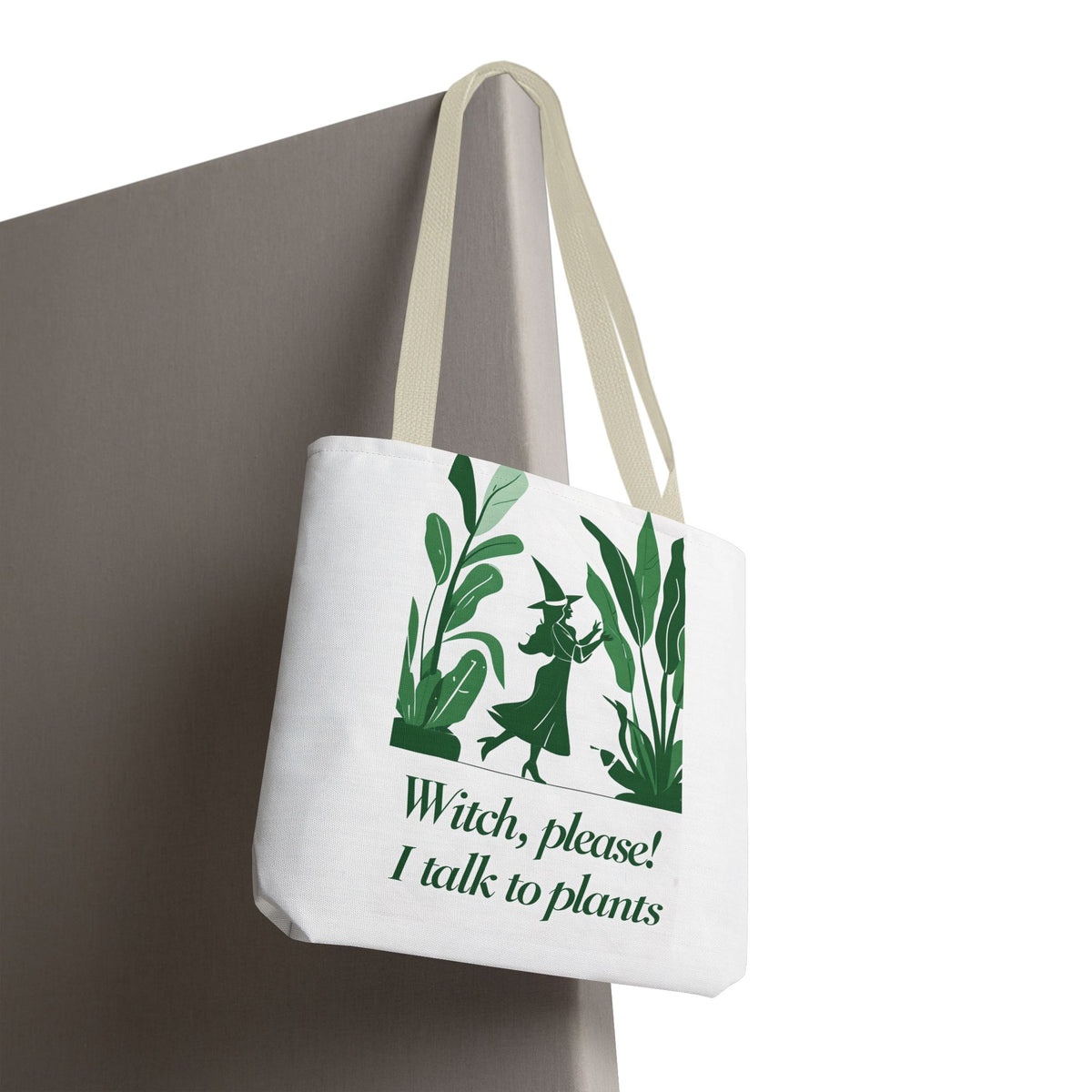 Witchy Plant Lover Tote Bag, Perfect for Gardening Gifts, Eco-Friendly Shopping, Casual Everyday Use, Gift for Nature Enthusiasts