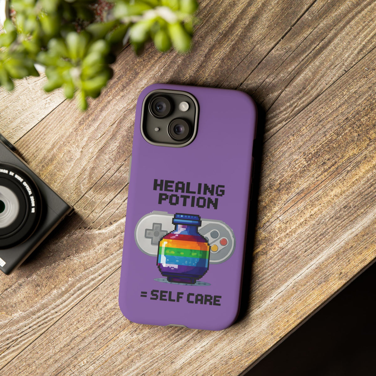Tough Cases - Healing Potion IRL Retro Gaming Queer Pride Video Game Phone Case
