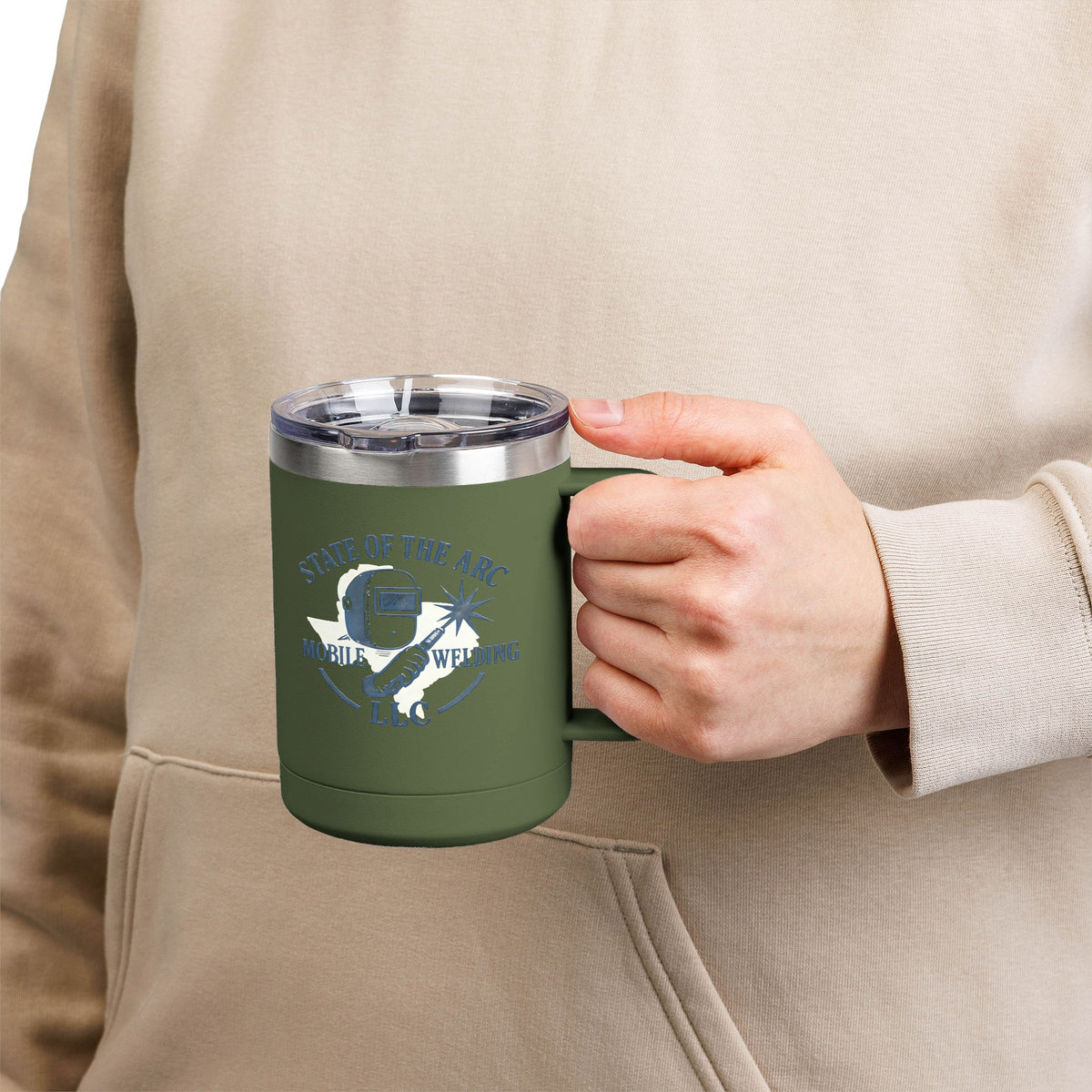 State of the Art Coffee Mug Tumbler - 15oz, Perfect Gift for Welding Enthusiasts, Unique Travel Mug, Great for Holidays, Coffee Lovers Gift