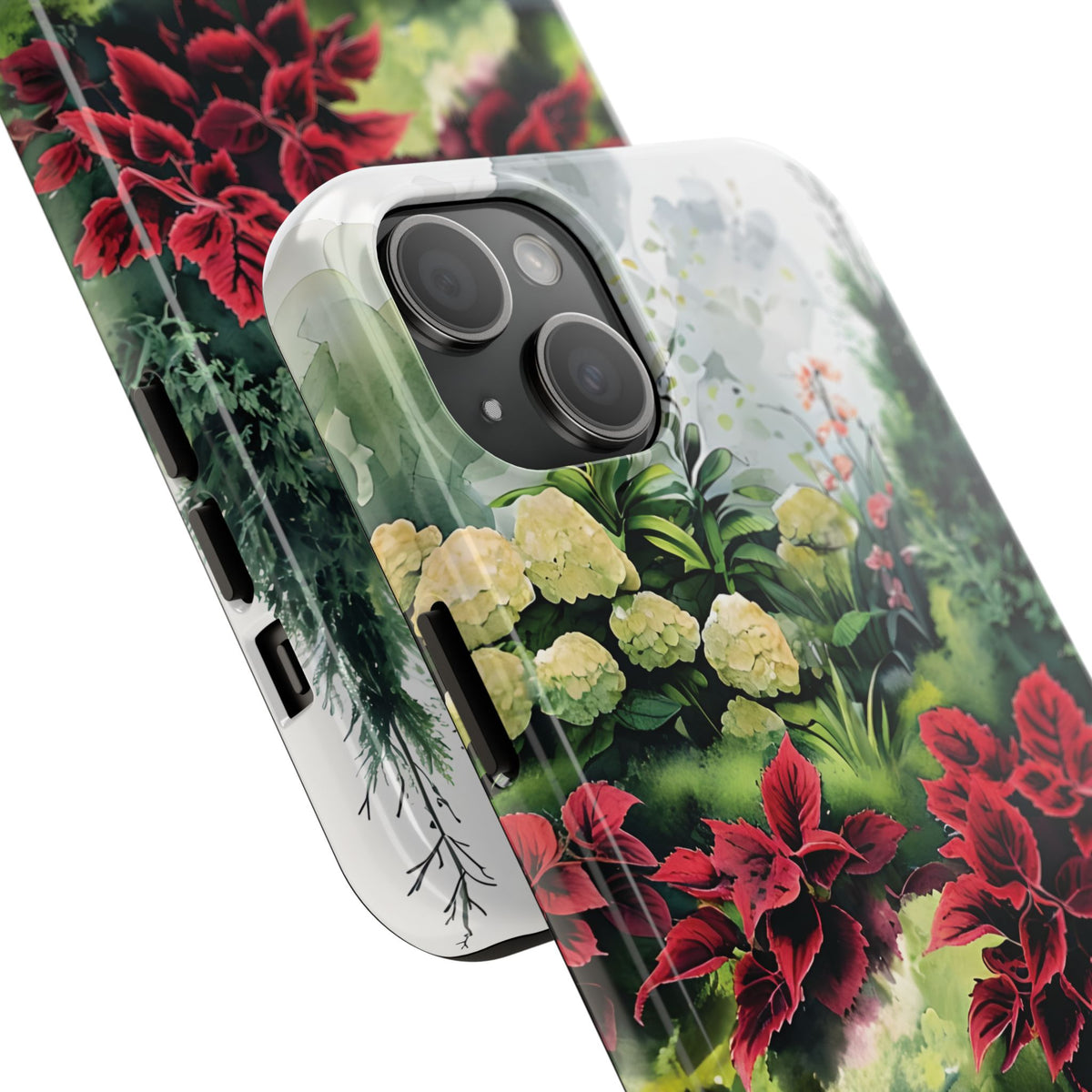 Vibrant Floral Tough Phone Cases, Botanical Art Case, Nature Lover Gift, Phone Protection, Eco-Friendly Phone Accessories