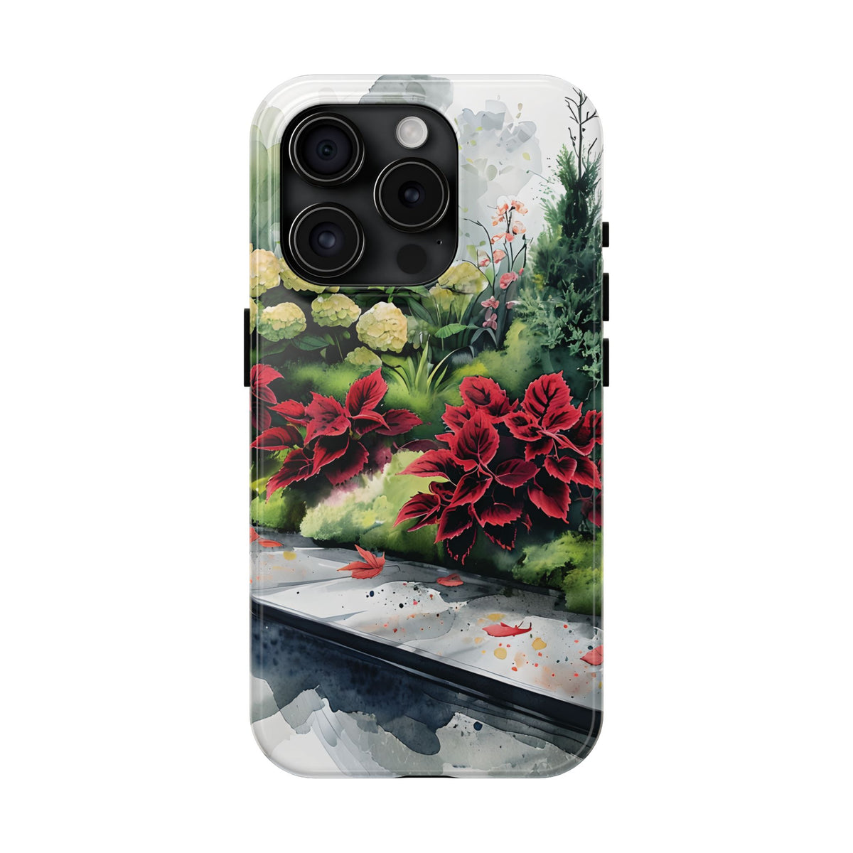 Vibrant Floral Tough Phone Cases, Botanical Art Case, Nature Lover Gift, Phone Protection, Eco-Friendly Phone Accessories