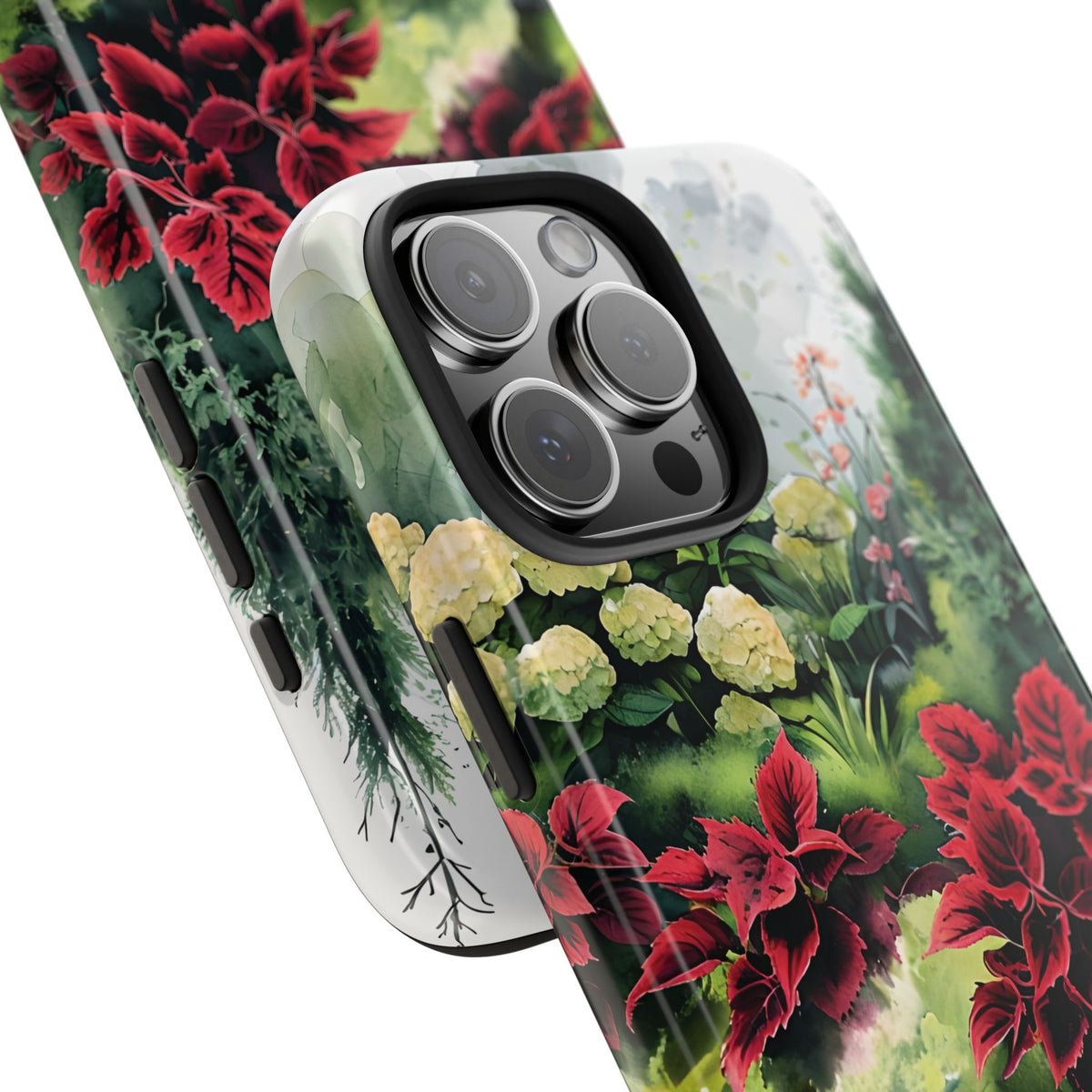 Vibrant Floral Tough Phone Cases, Botanical Art Case, Nature Lover Gift, Phone Protection, Eco-Friendly Phone Accessories
