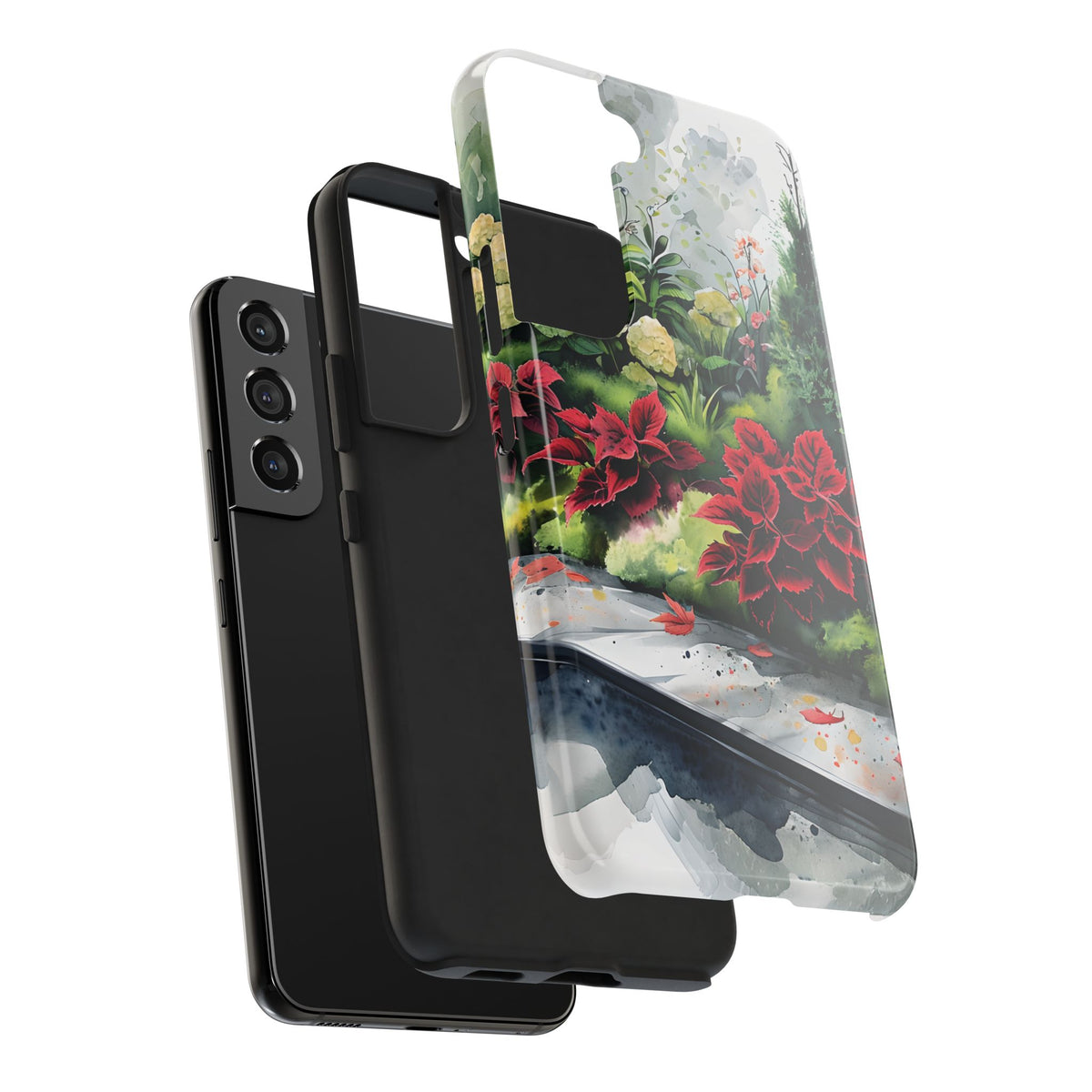 Vibrant Floral Tough Phone Cases, Botanical Art Case, Nature Lover Gift, Phone Protection, Eco-Friendly Phone Accessories