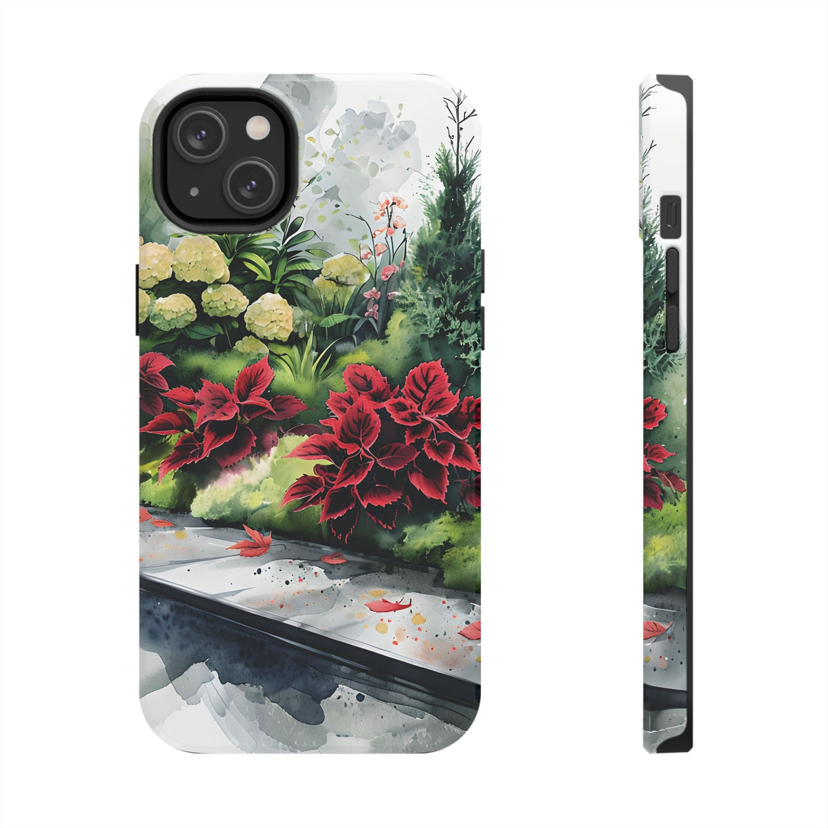 Vibrant Floral Tough Phone Cases, Botanical Art Case, Nature Lover Gift, Phone Protection, Eco-Friendly Phone Accessories