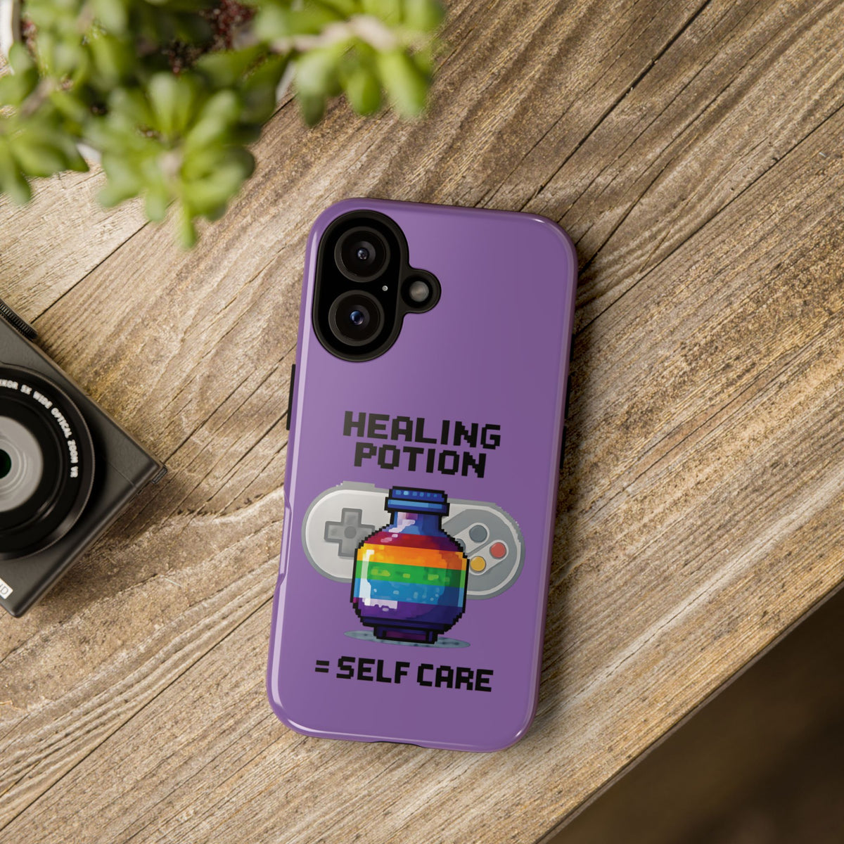 Tough Cases - Healing Potion IRL Retro Gaming Queer Pride Video Game Phone Case