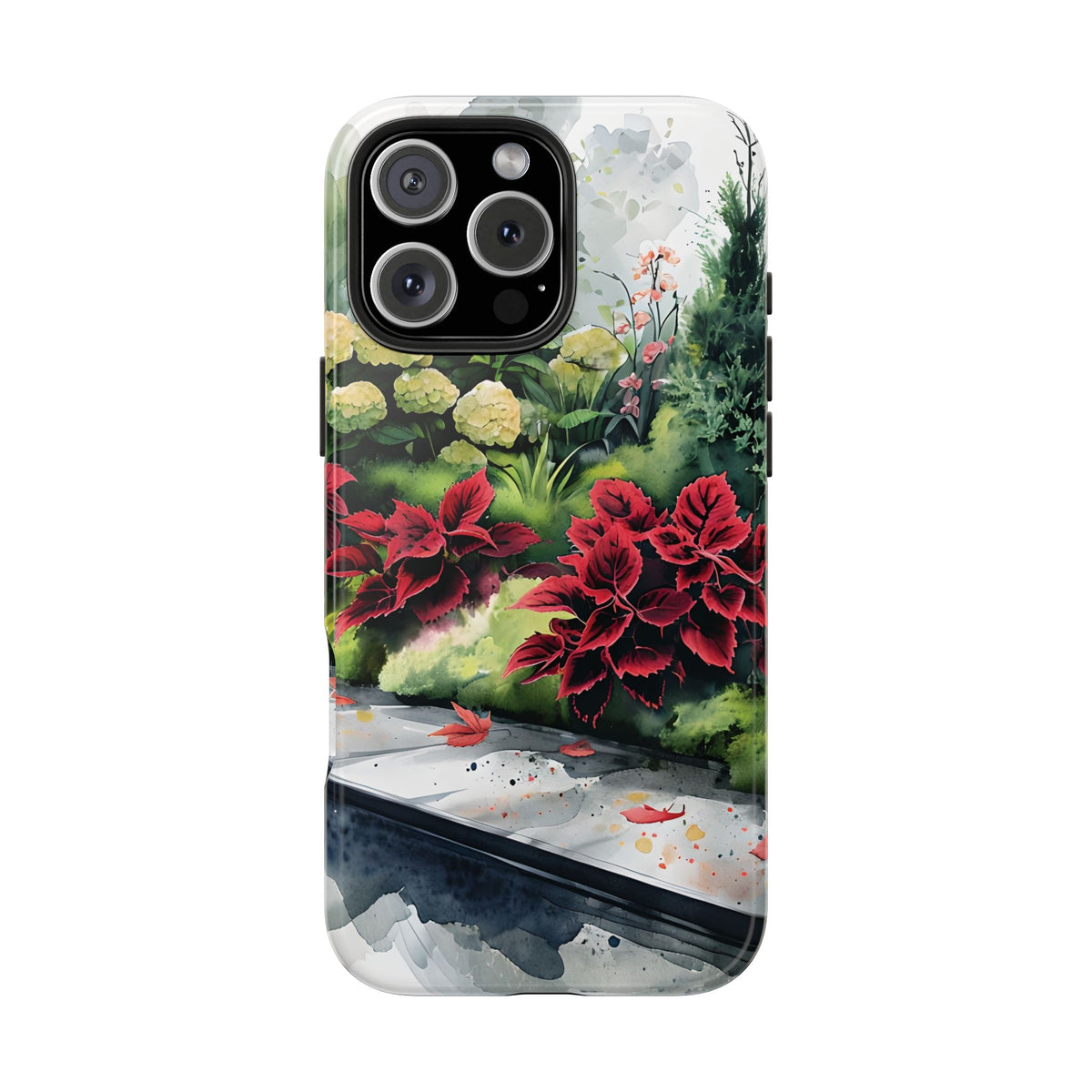 Vibrant Floral Tough Phone Cases, Botanical Art Case, Nature Lover Gift, Phone Protection, Eco-Friendly Phone Accessories