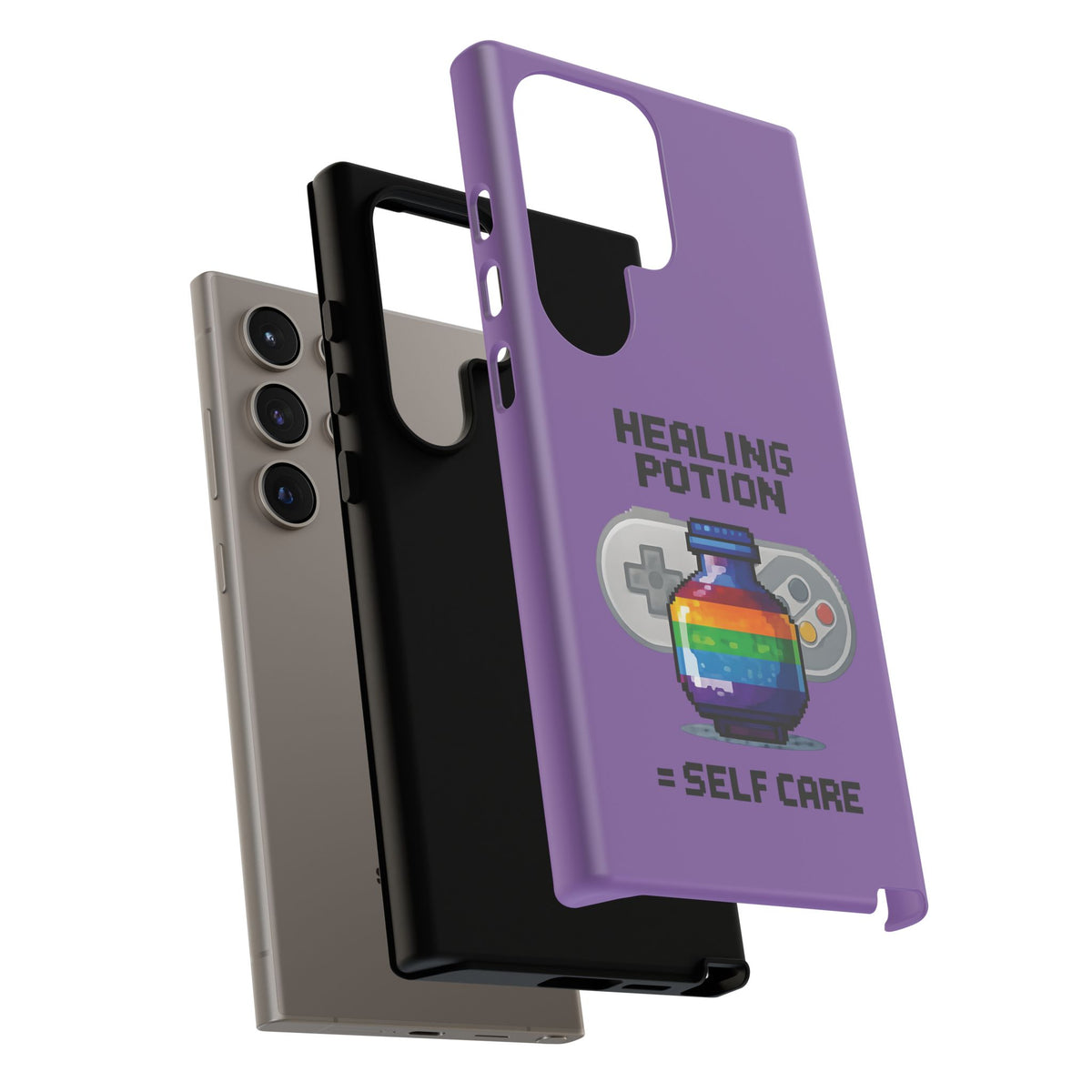 Tough Cases - Healing Potion IRL Retro Gaming Queer Pride Video Game Phone Case