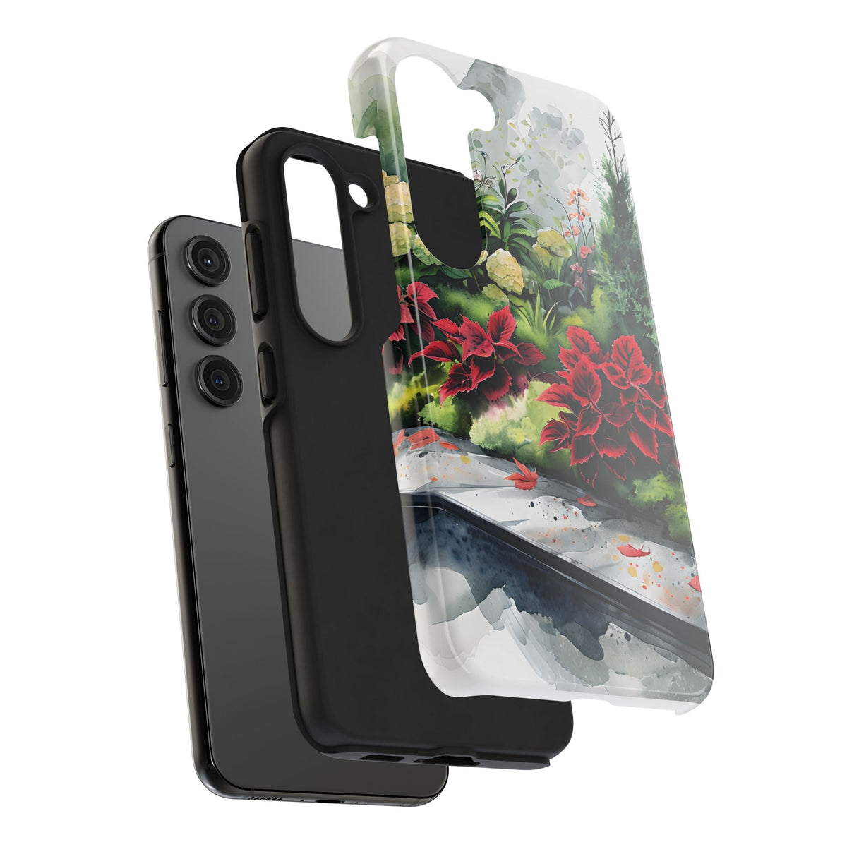 Vibrant Floral Tough Phone Cases, Botanical Art Case, Nature Lover Gift, Phone Protection, Eco-Friendly Phone Accessories