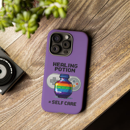 Tough Cases - Healing Potion IRL Retro Gaming Queer Pride Video Game Phone Case