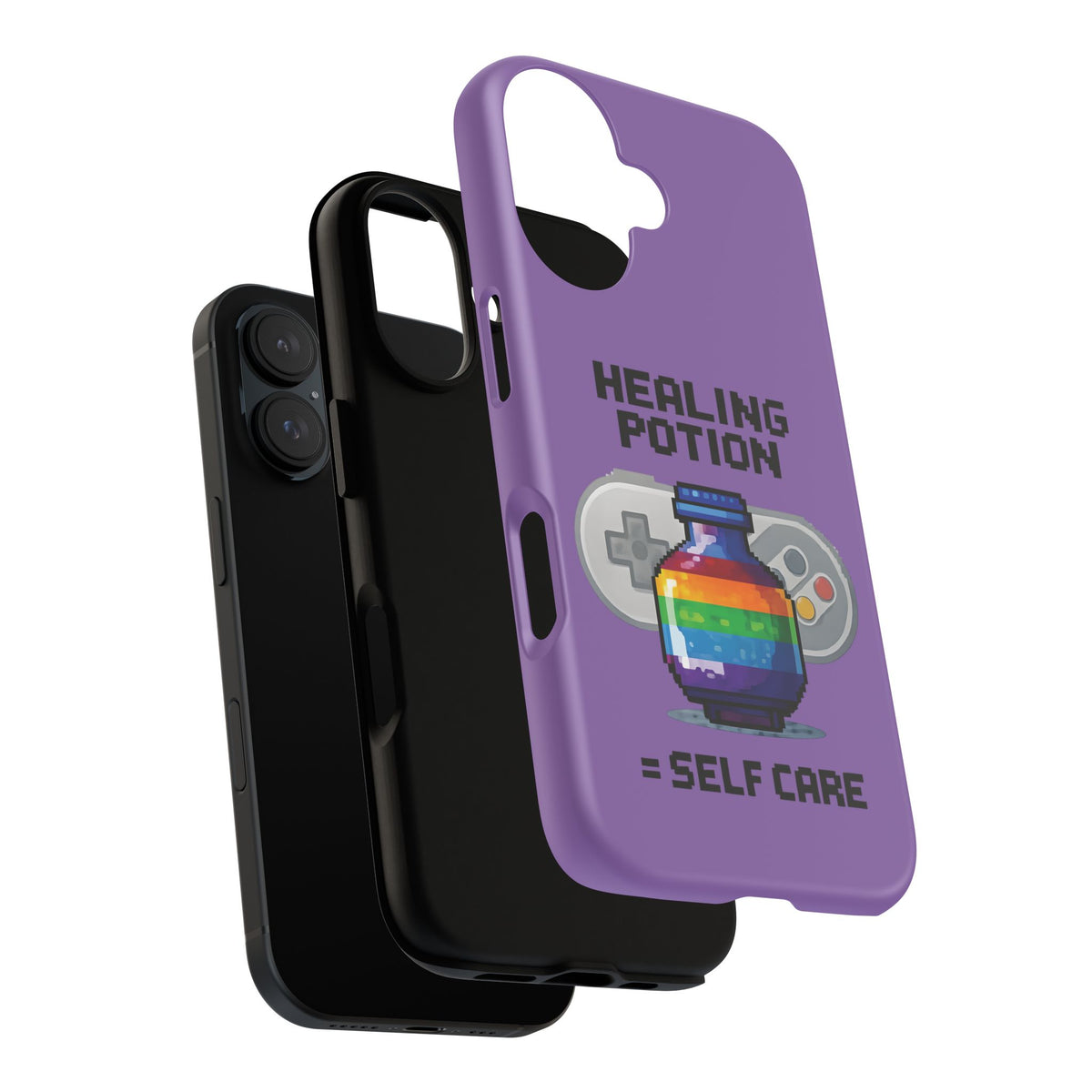 Tough Cases - Healing Potion IRL Retro Gaming Queer Pride Video Game Phone Case