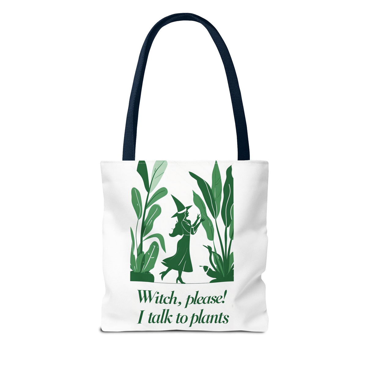 Witchy Plant Lover Tote Bag, Perfect for Gardening Gifts, Eco-Friendly Shopping, Casual Everyday Use, Gift for Nature Enthusiasts