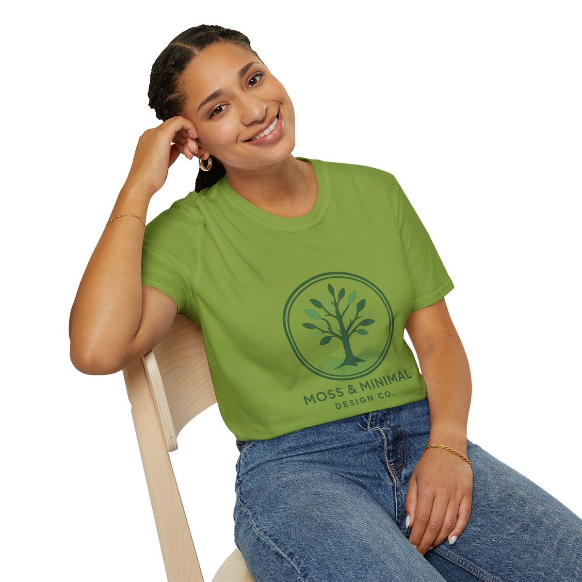 Minimalist Nature T-Shirt | Eco-Friendly Apparel, Gift for Nature Lovers, Sustainable Fashion, Tree Design Tee, Unisex Softstyle Shirt