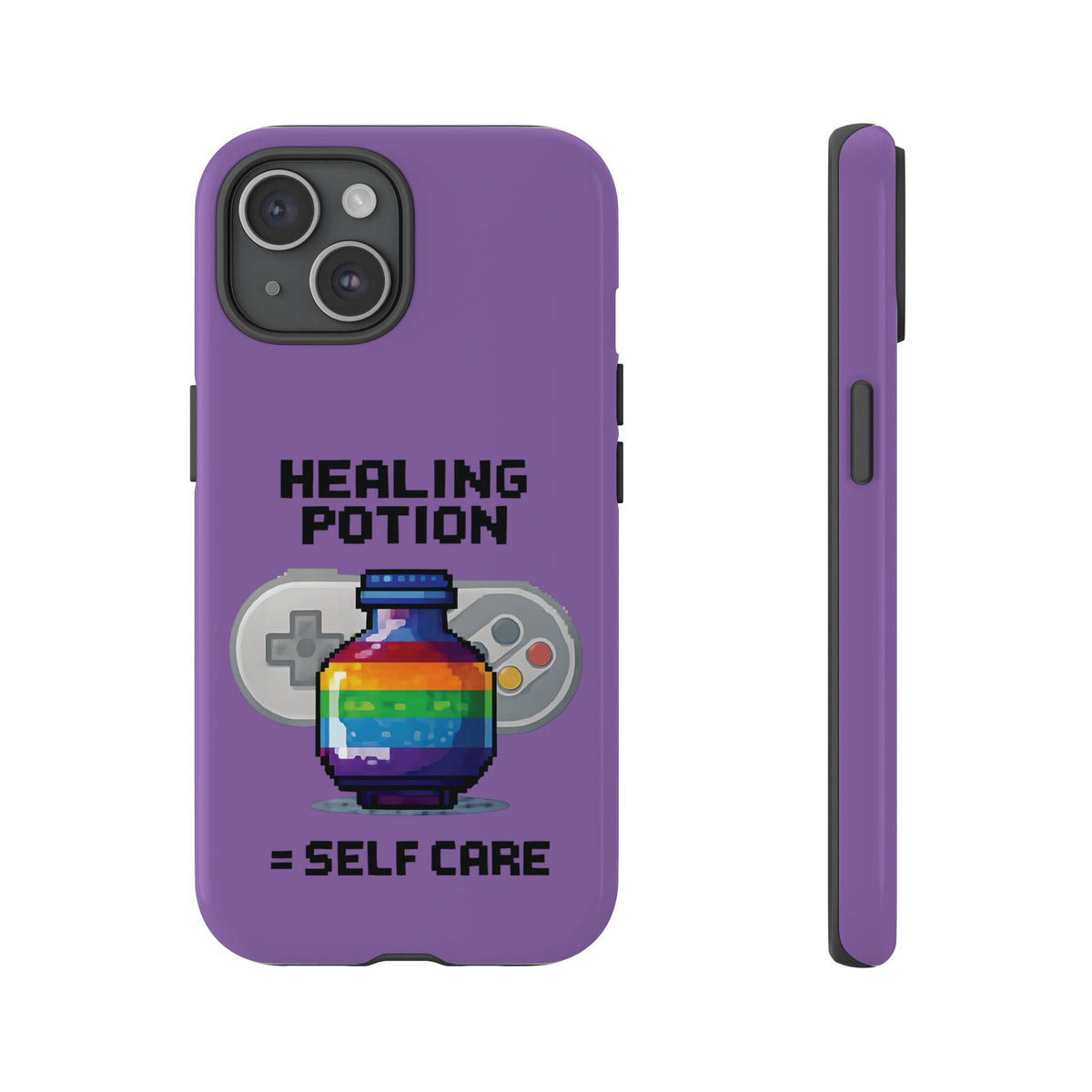 Tough Cases - Healing Potion IRL Retro Gaming Queer Pride Video Game Phone Case