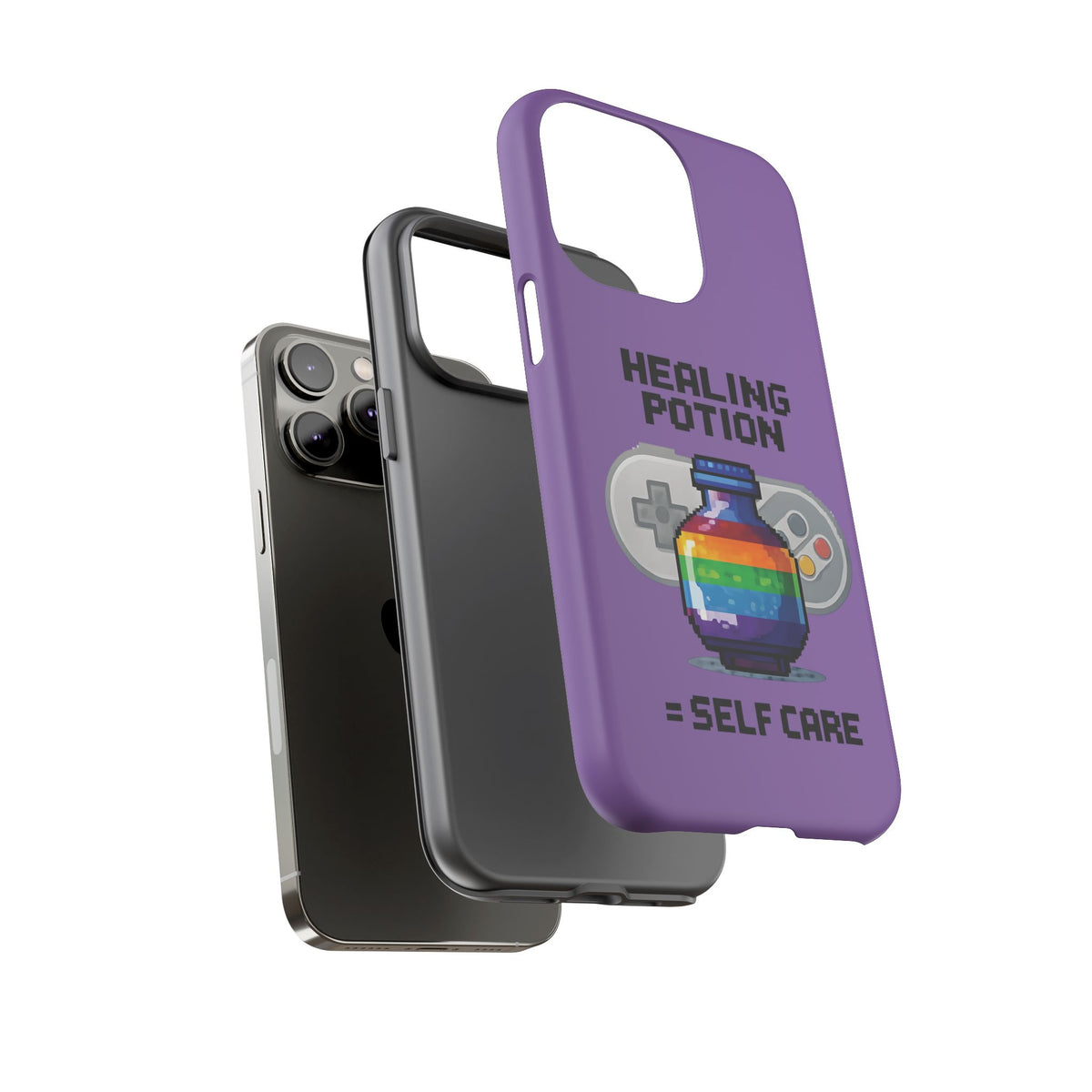 Tough Cases - Healing Potion IRL Retro Gaming Queer Pride Video Game Phone Case