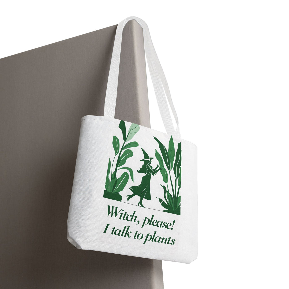 Witchy Plant Lover Tote Bag, Perfect for Gardening Gifts, Eco-Friendly Shopping, Casual Everyday Use, Gift for Nature Enthusiasts