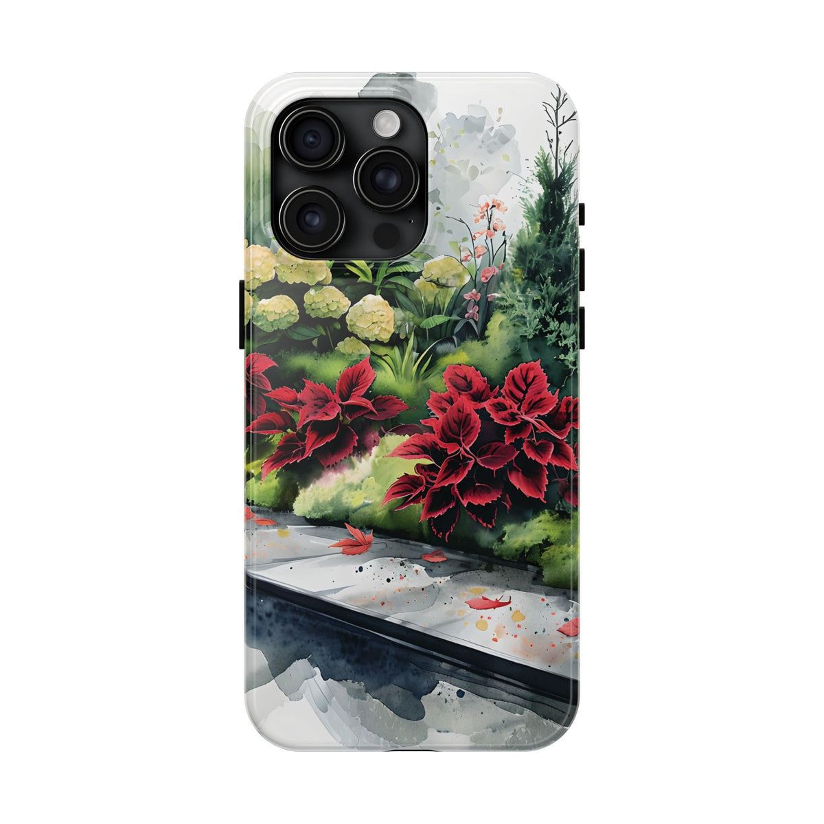 Vibrant Floral Tough Phone Cases, Botanical Art Case, Nature Lover Gift, Phone Protection, Eco-Friendly Phone Accessories
