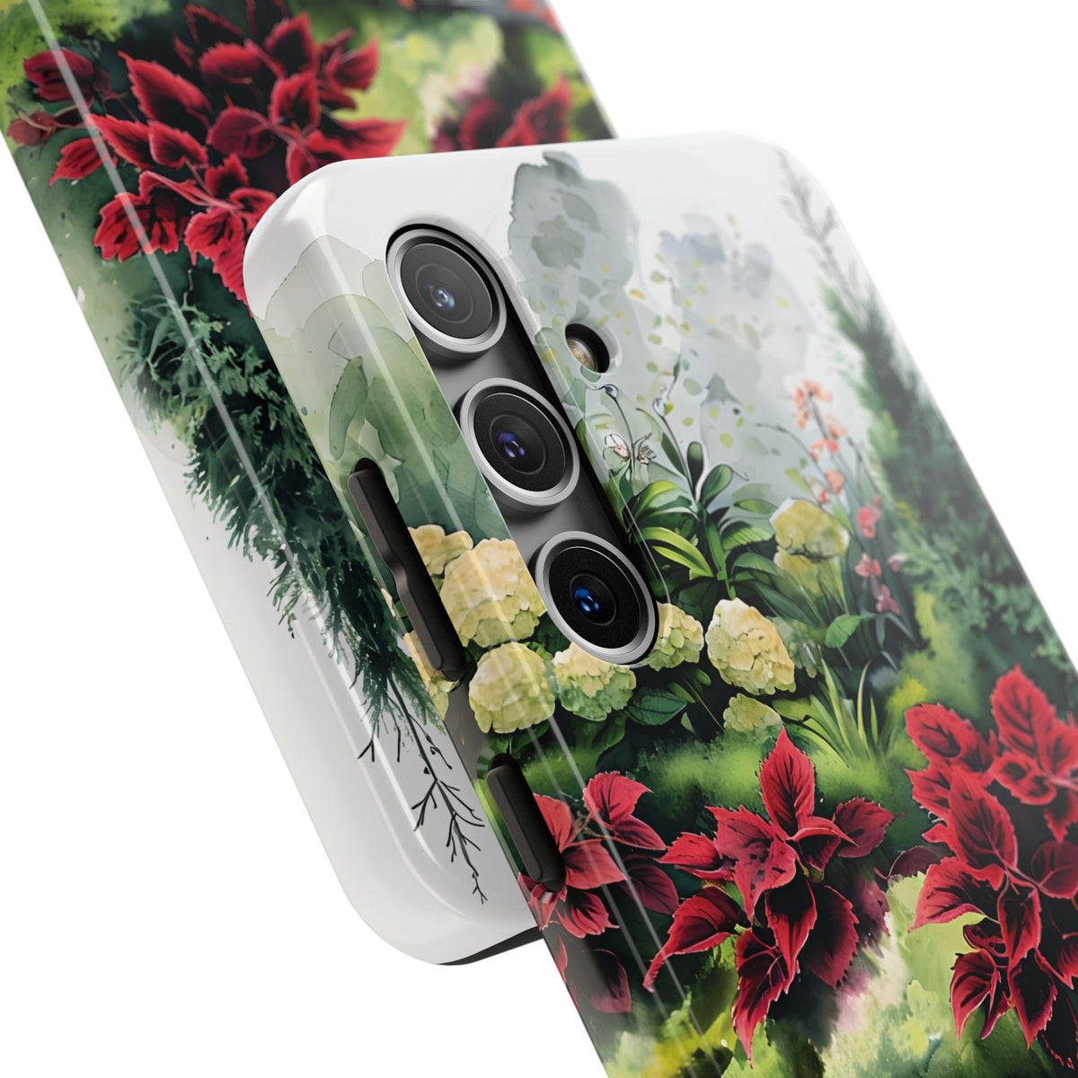 Vibrant Floral Tough Phone Cases, Botanical Art Case, Nature Lover Gift, Phone Protection, Eco-Friendly Phone Accessories