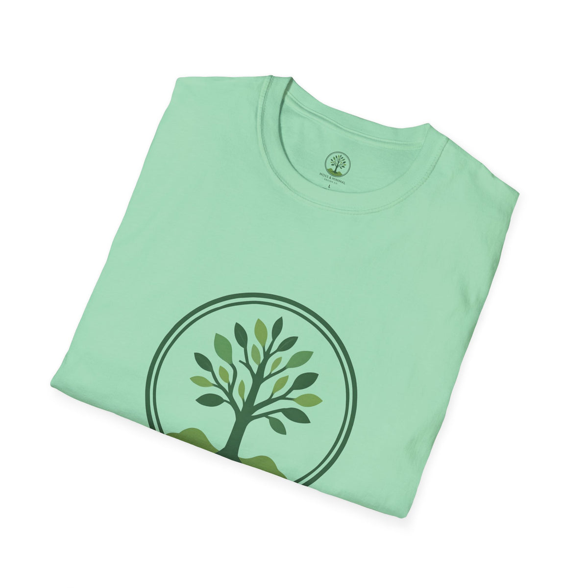 Minimalist Nature T-Shirt | Eco-Friendly Apparel, Gift for Nature Lovers, Sustainable Fashion, Tree Design Tee, Unisex Softstyle Shirt