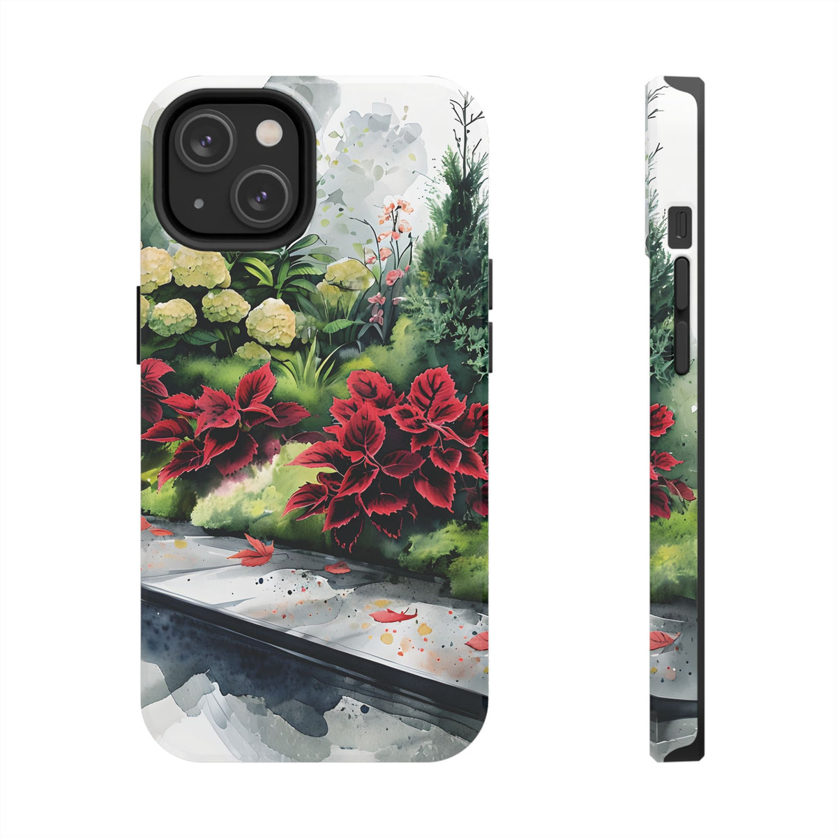 Vibrant Floral Tough Phone Cases, Botanical Art Case, Nature Lover Gift, Phone Protection, Eco-Friendly Phone Accessories