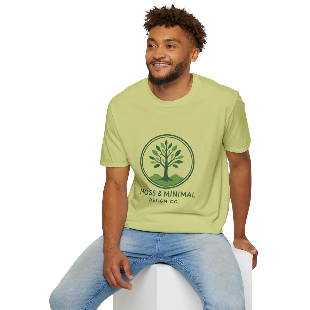 Minimalist Nature T-Shirt | Eco-Friendly Apparel, Gift for Nature Lovers, Sustainable Fashion, Tree Design Tee, Unisex Softstyle Shirt