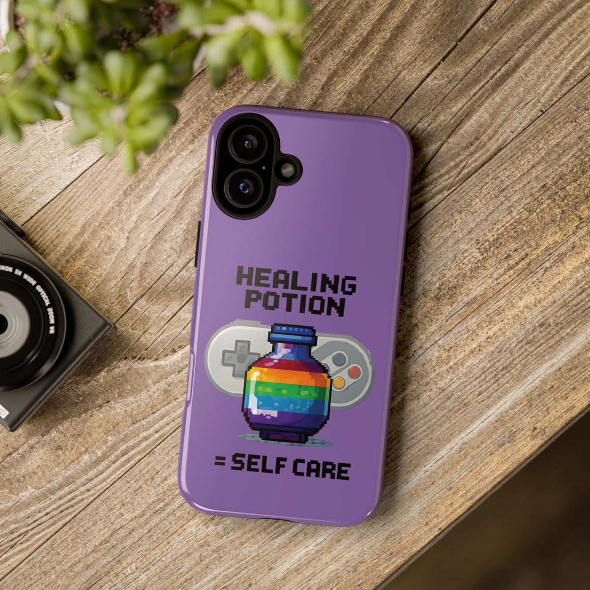 Tough Cases - Healing Potion IRL Retro Gaming Queer Pride Video Game Phone Case