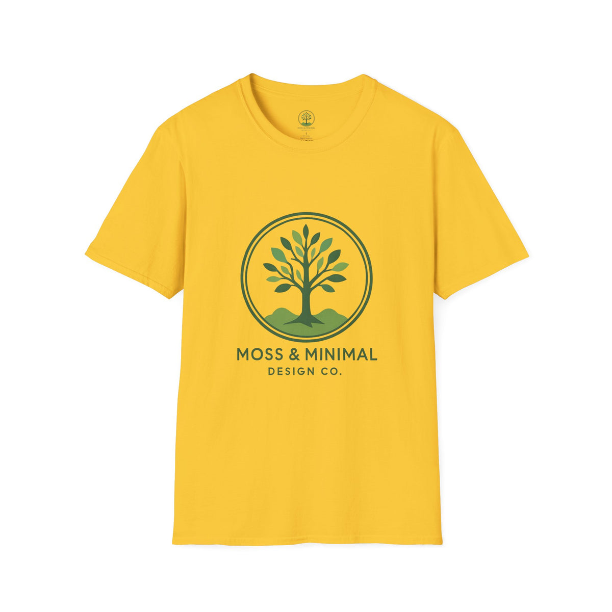 Minimalist Nature T-Shirt | Eco-Friendly Apparel, Gift for Nature Lovers, Sustainable Fashion, Tree Design Tee, Unisex Softstyle Shirt