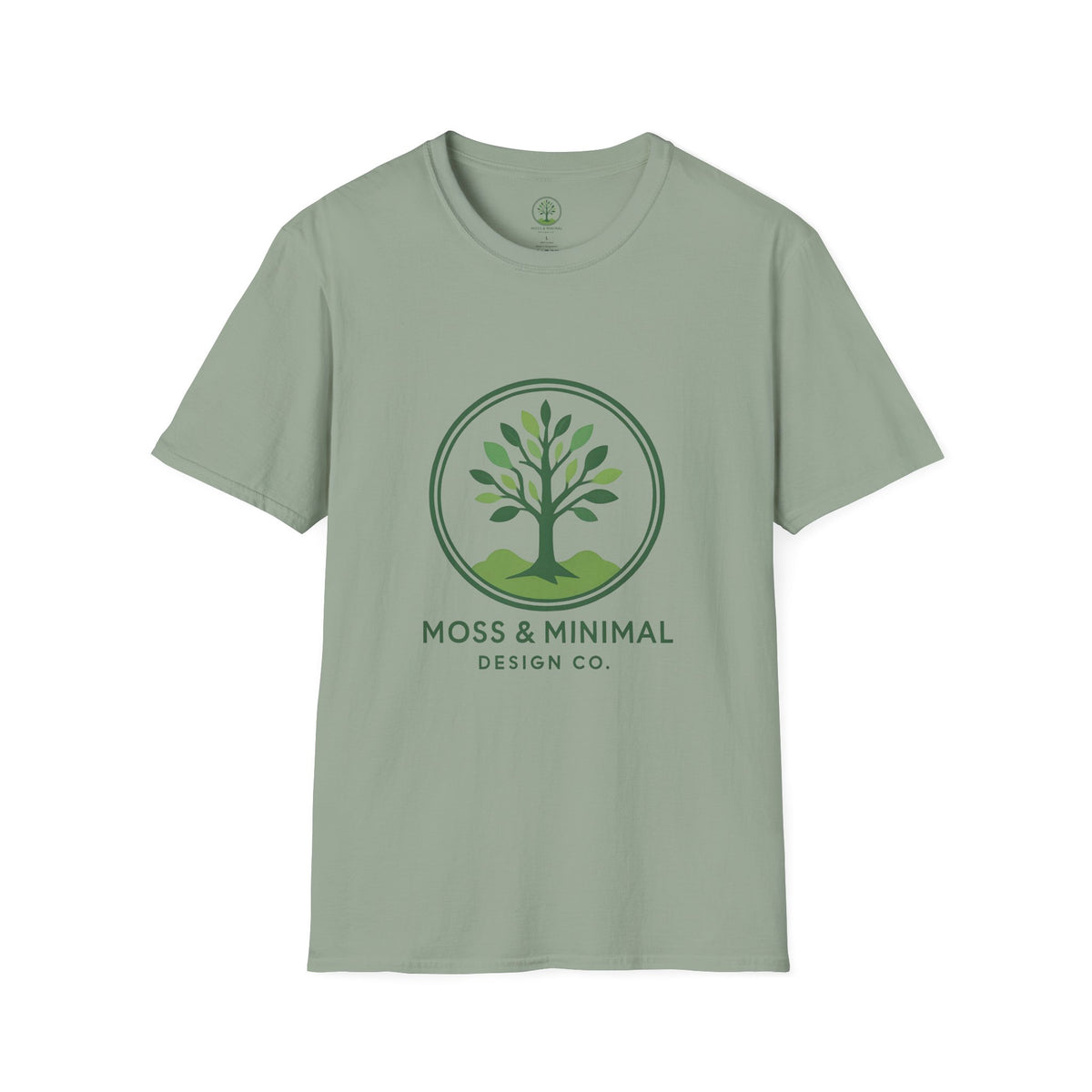 Minimalist Nature T-Shirt | Eco-Friendly Apparel, Gift for Nature Lovers, Sustainable Fashion, Tree Design Tee, Unisex Softstyle Shirt