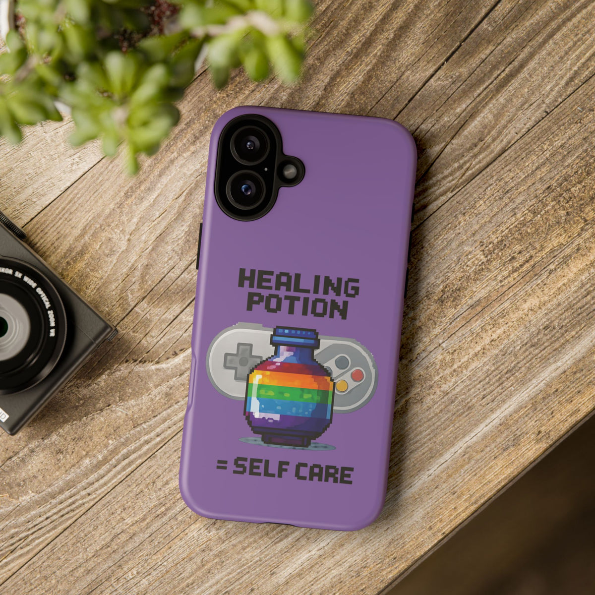 Tough Cases - Healing Potion IRL Retro Gaming Queer Pride Video Game Phone Case
