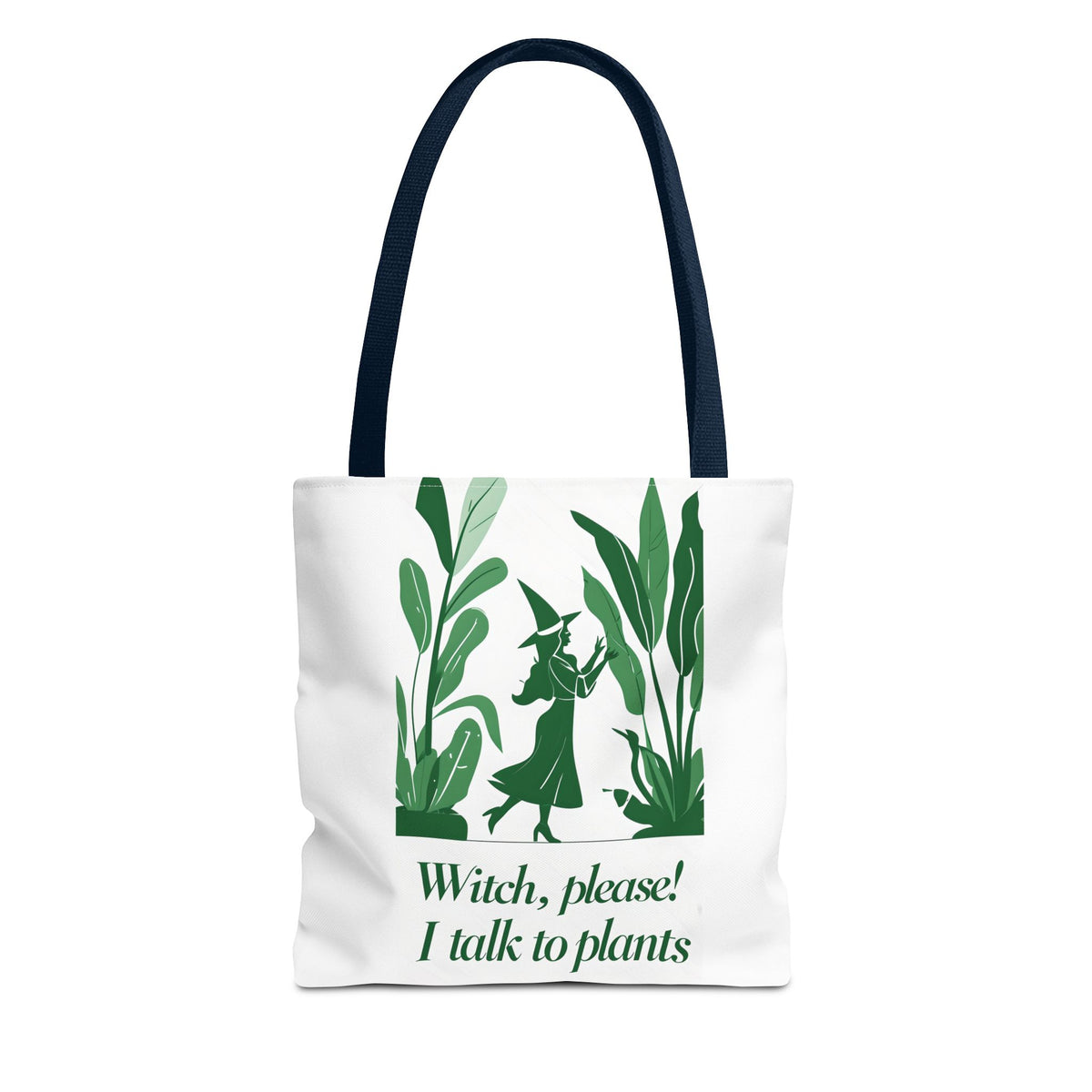 Witchy Plant Lover Tote Bag, Perfect for Gardening Gifts, Eco-Friendly Shopping, Casual Everyday Use, Gift for Nature Enthusiasts