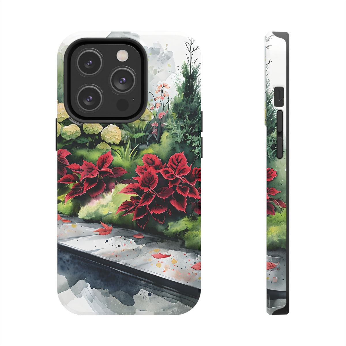 Vibrant Floral Tough Phone Cases, Botanical Art Case, Nature Lover Gift, Phone Protection, Eco-Friendly Phone Accessories