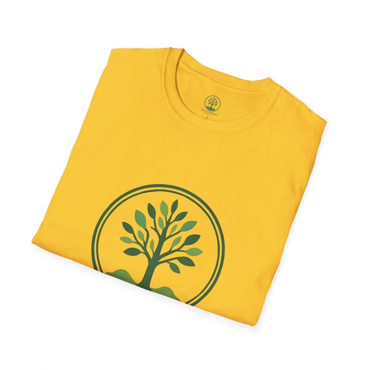 Minimalist Nature T-Shirt | Eco-Friendly Apparel, Gift for Nature Lovers, Sustainable Fashion, Tree Design Tee, Unisex Softstyle Shirt