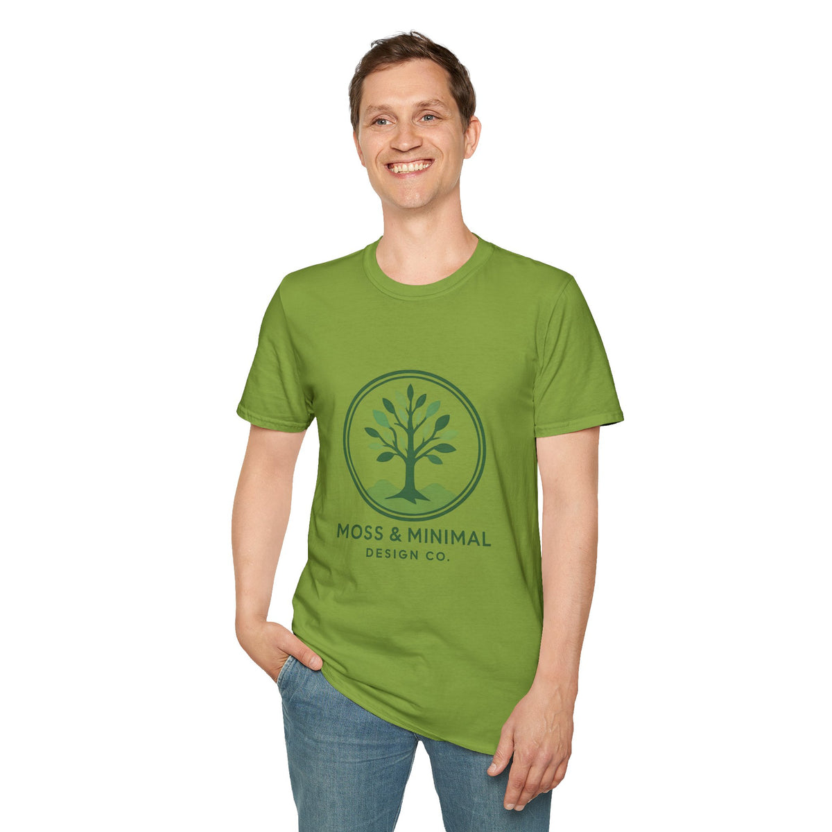 Minimalist Nature T-Shirt | Eco-Friendly Apparel, Gift for Nature Lovers, Sustainable Fashion, Tree Design Tee, Unisex Softstyle Shirt
