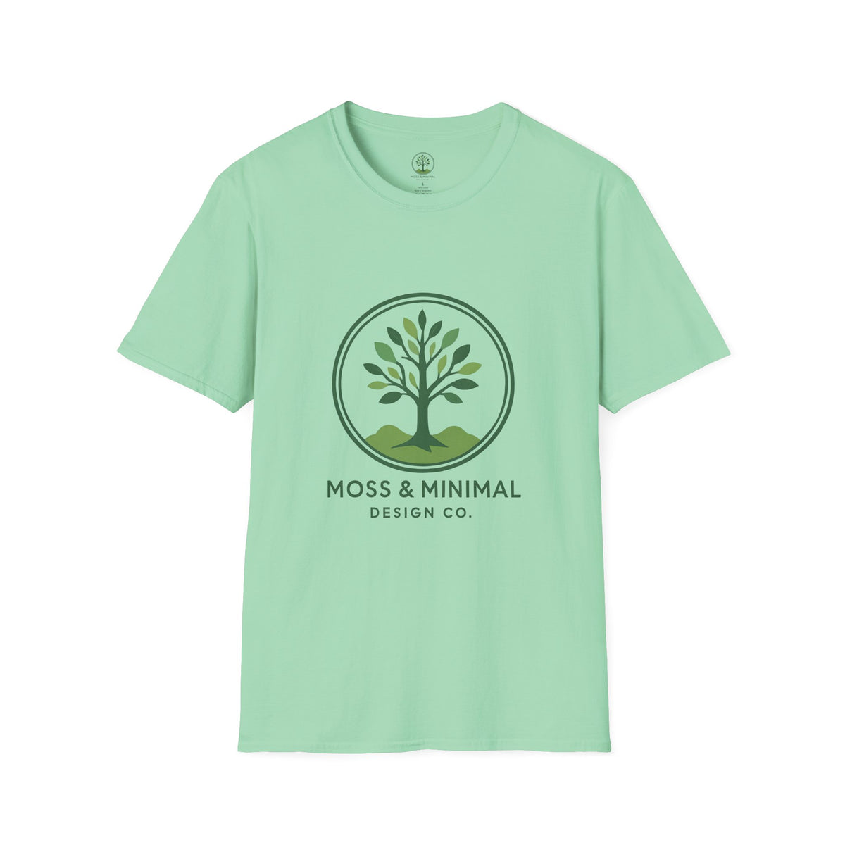 Minimalist Nature T-Shirt | Eco-Friendly Apparel, Gift for Nature Lovers, Sustainable Fashion, Tree Design Tee, Unisex Softstyle Shirt
