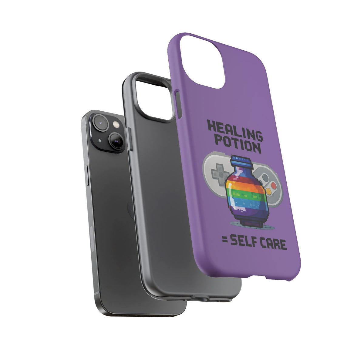 Tough Cases - Healing Potion IRL Retro Gaming Queer Pride Video Game Phone Case