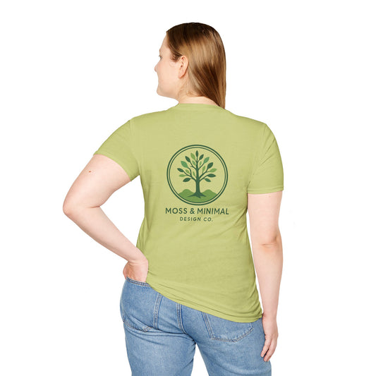 Minimalist Nature T-Shirt | Eco-Friendly Apparel, Gift for Nature Lovers, Sustainable Fashion, Tree Design Tee, Unisex Softstyle Shirt