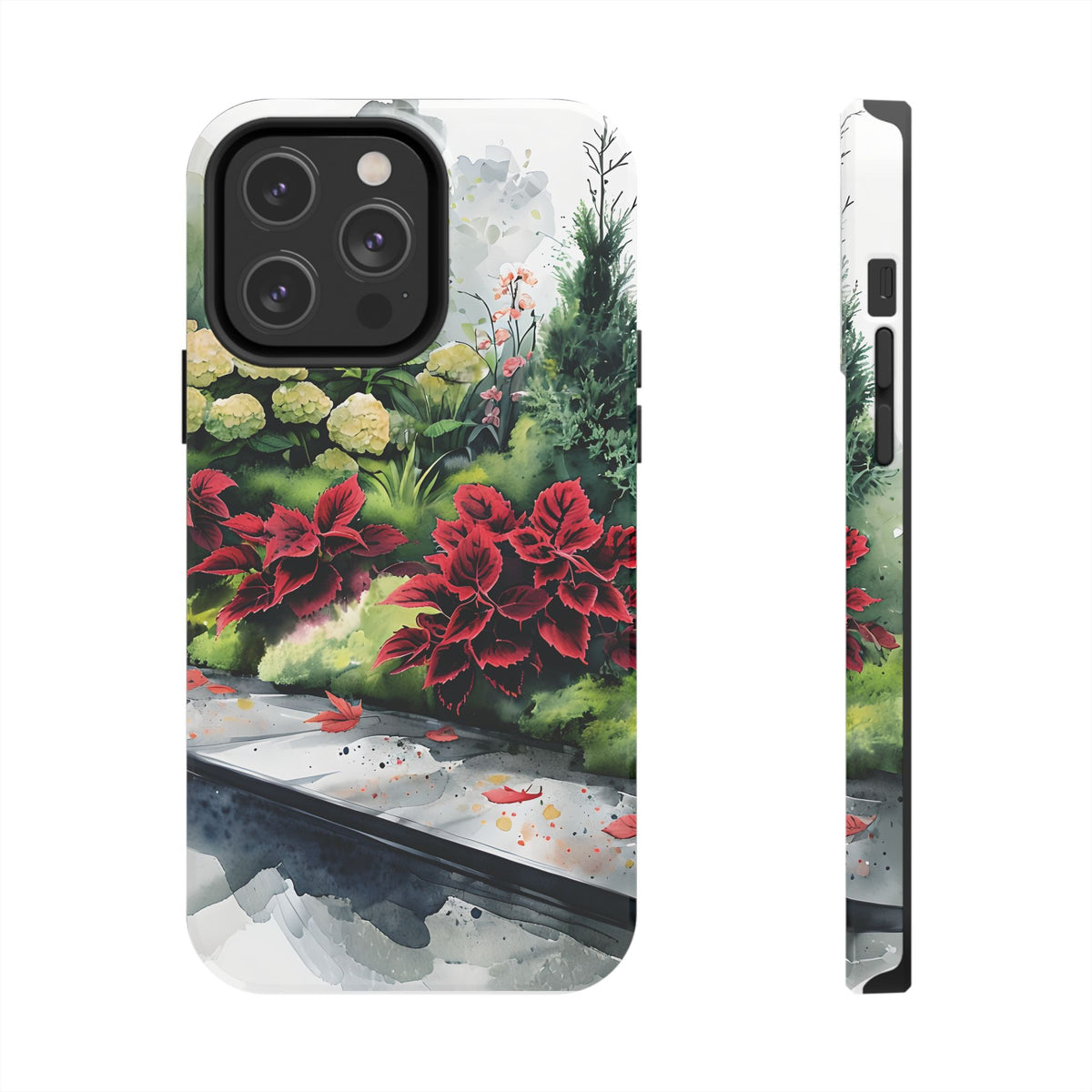 Vibrant Floral Tough Phone Cases, Botanical Art Case, Nature Lover Gift, Phone Protection, Eco-Friendly Phone Accessories