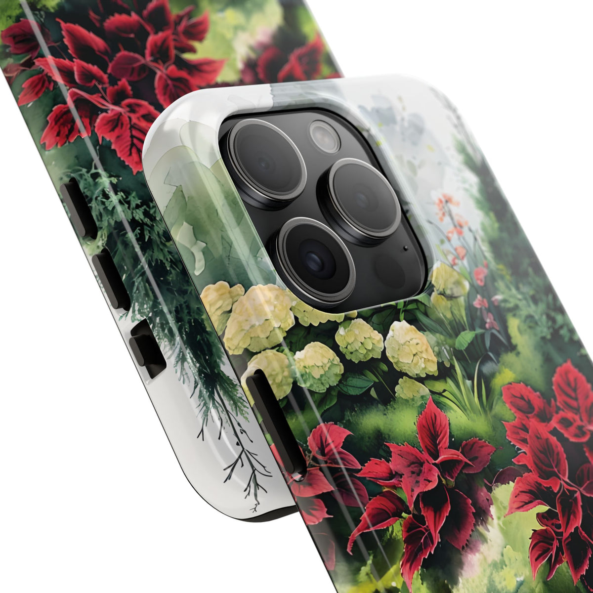 Vibrant Floral Tough Phone Cases, Botanical Art Case, Nature Lover Gift, Phone Protection, Eco-Friendly Phone Accessories