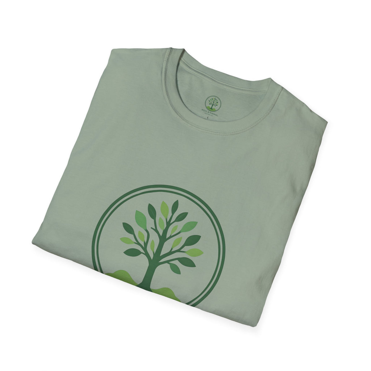 Minimalist Nature T-Shirt | Eco-Friendly Apparel, Gift for Nature Lovers, Sustainable Fashion, Tree Design Tee, Unisex Softstyle Shirt