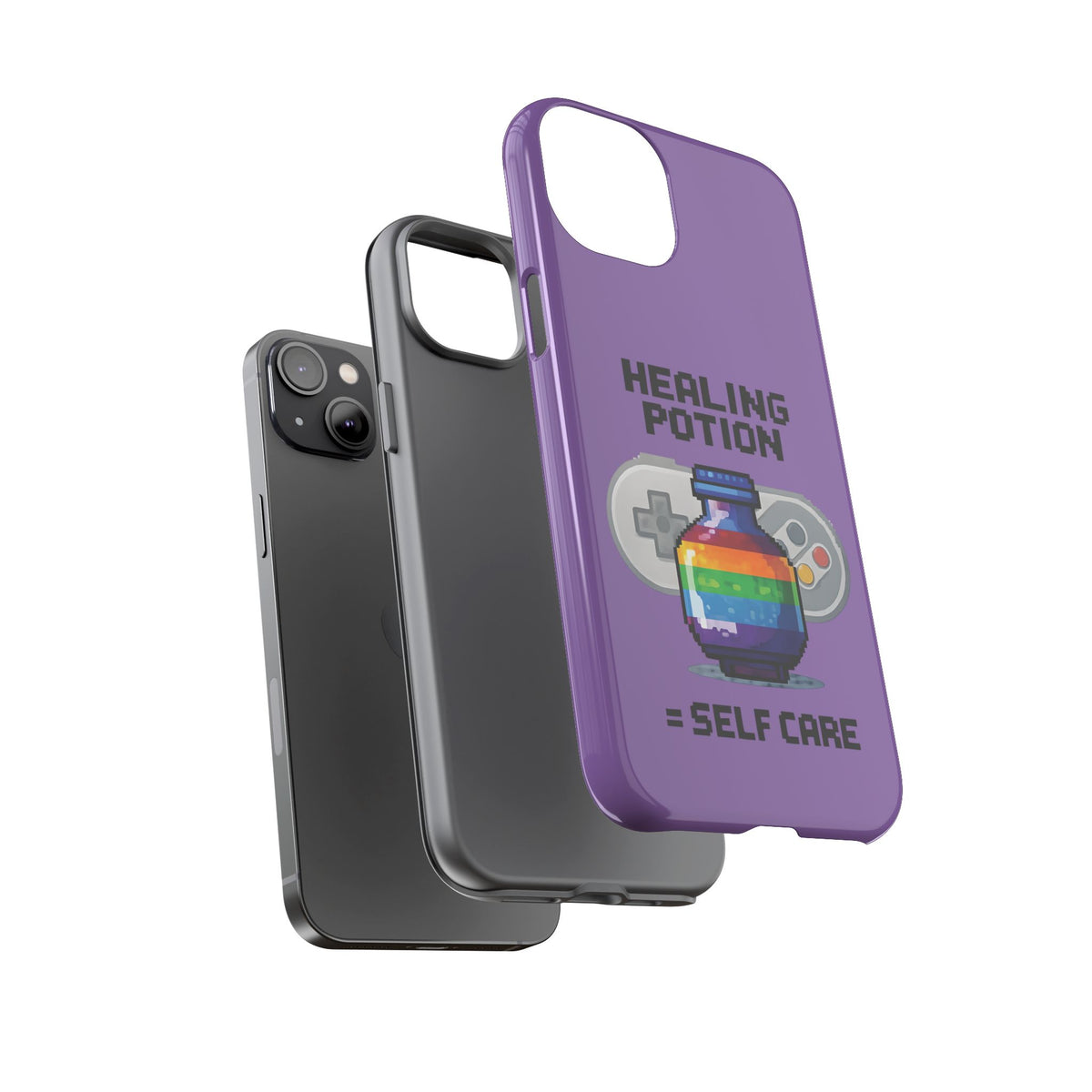 Tough Cases - Healing Potion IRL Retro Gaming Queer Pride Video Game Phone Case
